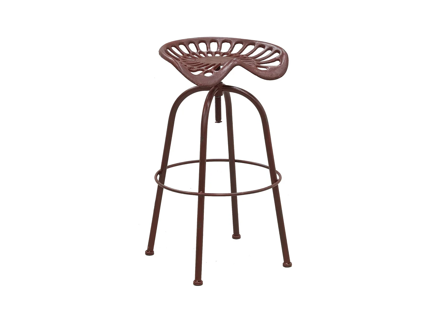 Tabouret tracteur pivotant et réglable en hauteur