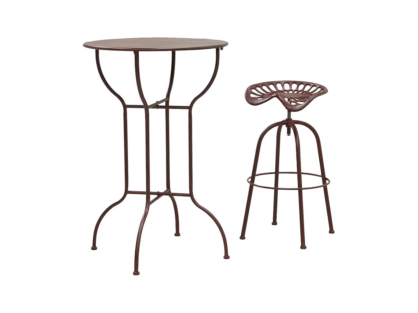 Tabouret tracteur pivotant et réglable en hauteur