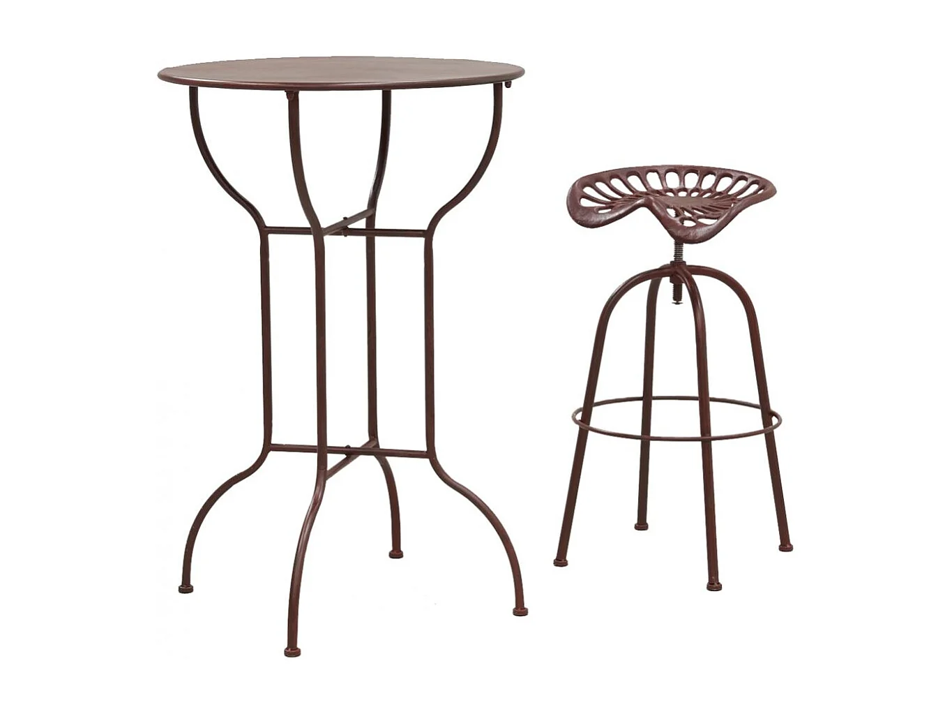 Tabouret tracteur pivotant et réglable en hauteur