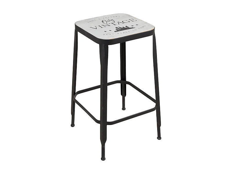 Tabouret de bar métal Factory