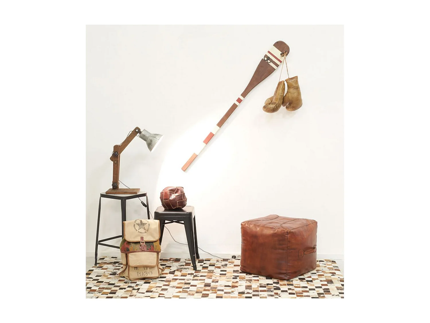 Tabouret de bar métal Factory