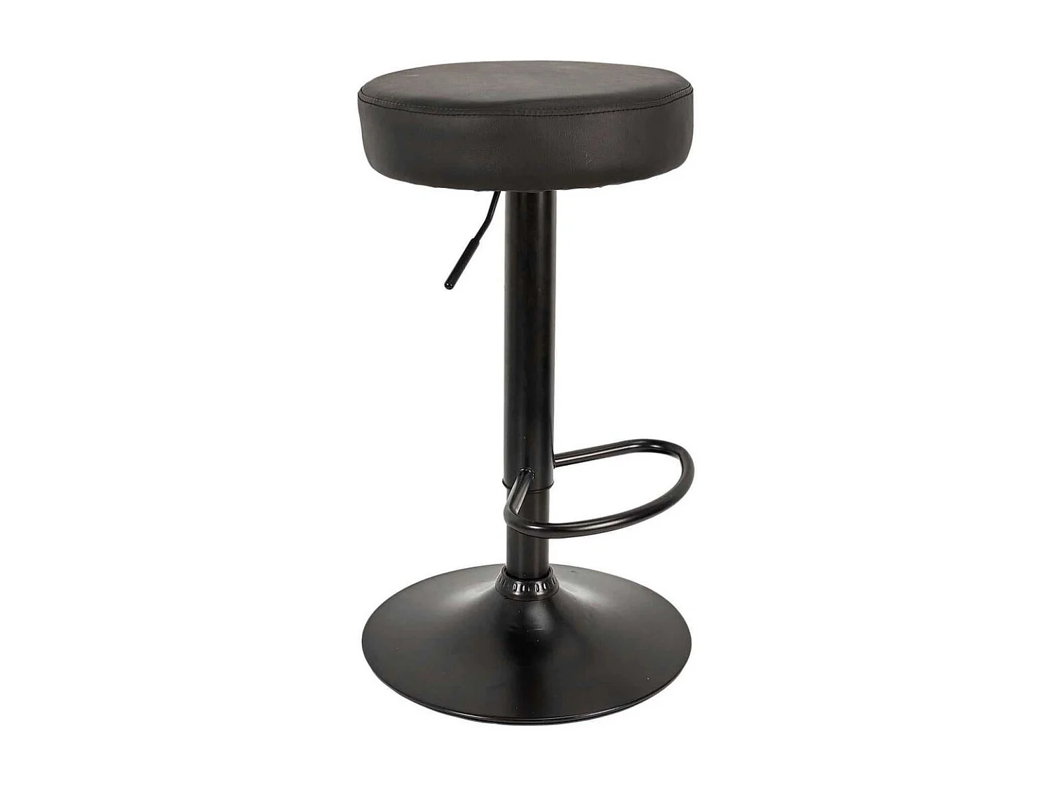 Tabouret De Bar Reglable Mumford Noir - Lot De 2 Noir