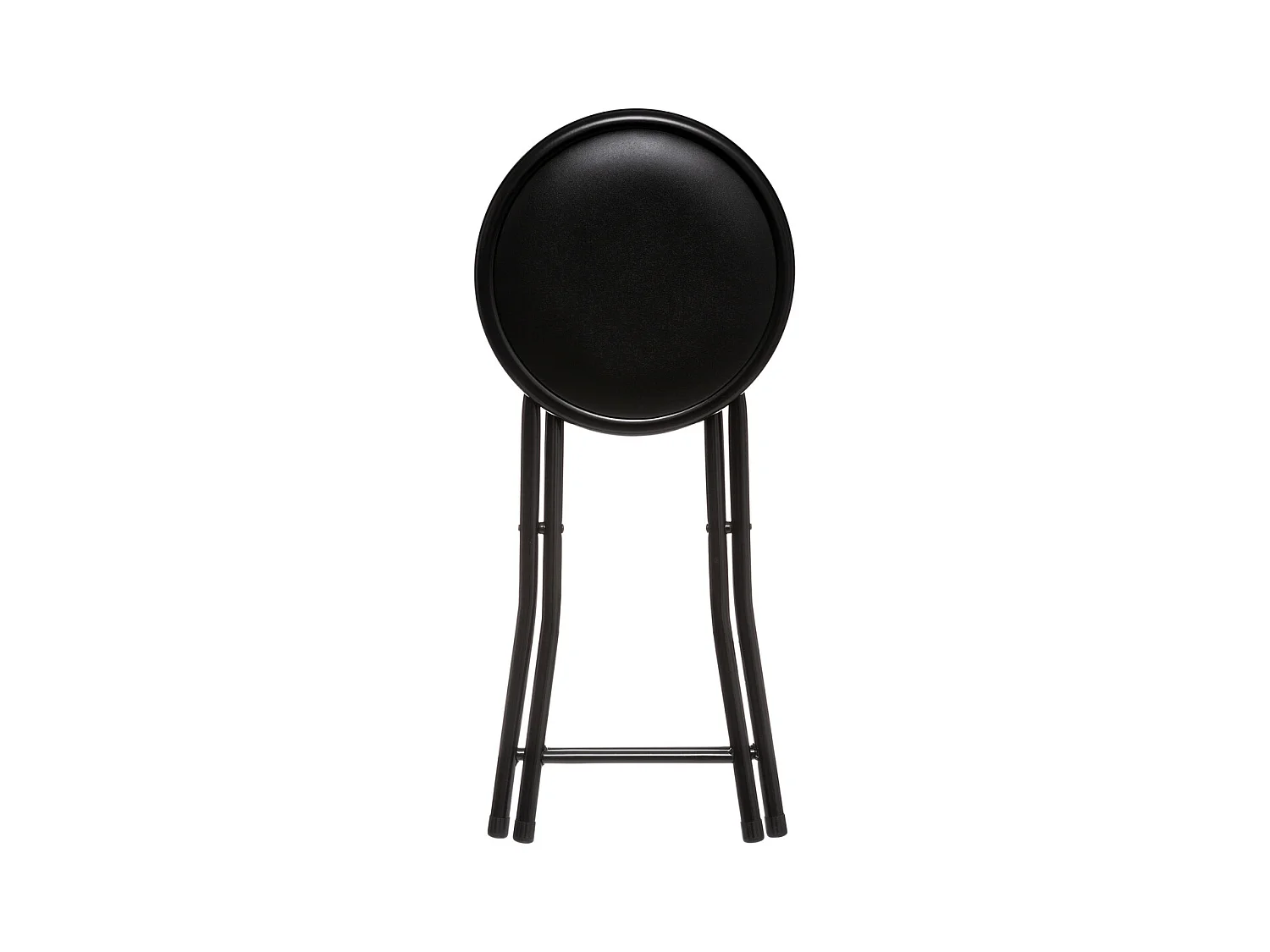 Klapphocker Schwarz "Basic" 44cm - Trendiges Design