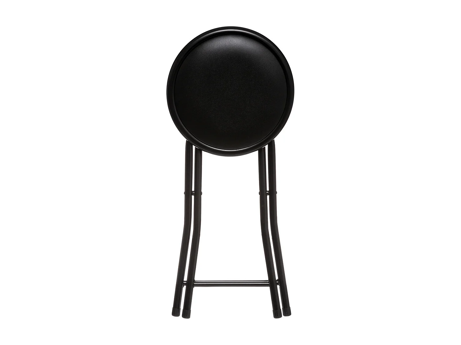 Opvouwbare Kruk Zwart "Basic" 44cm - Trendy Design