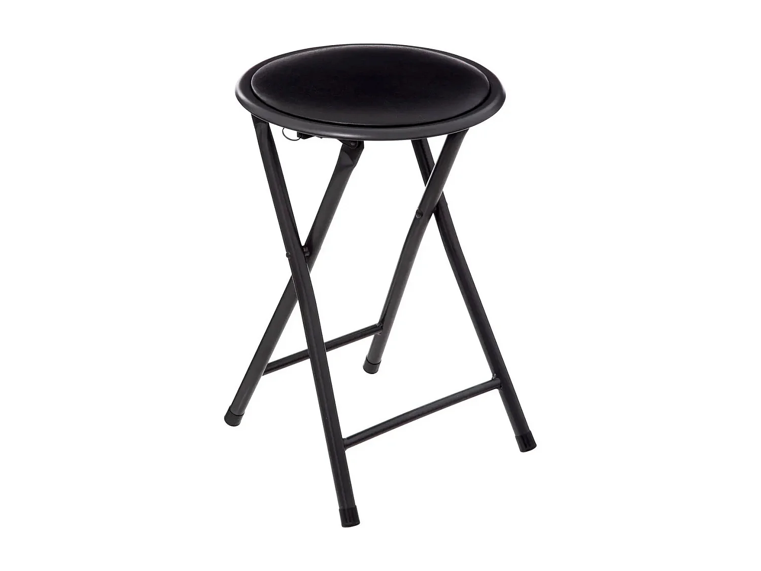 Tabouret Pliant "Basic" 44cm Noir