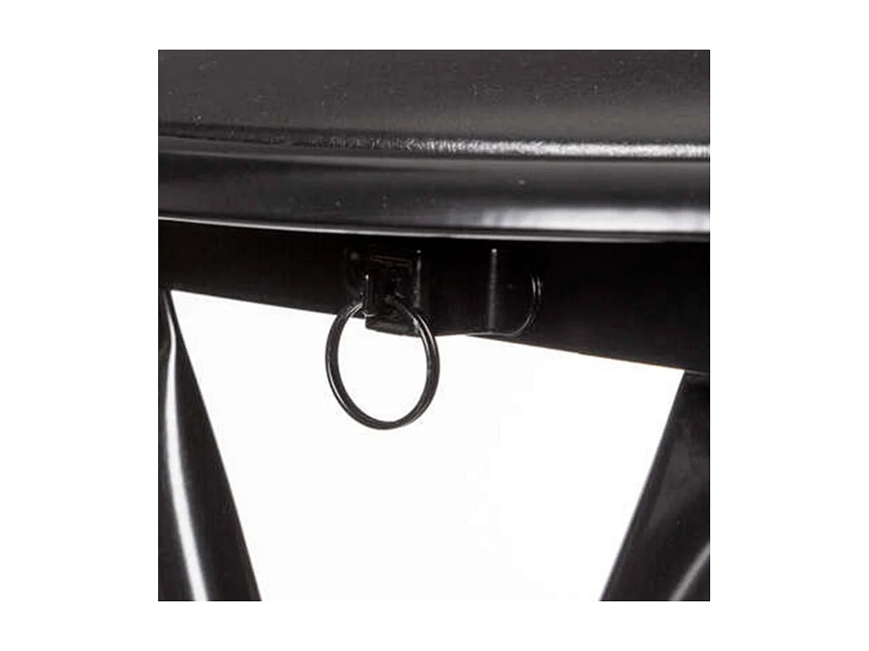 Tabouret Pliant "Basic" 44cm Noir