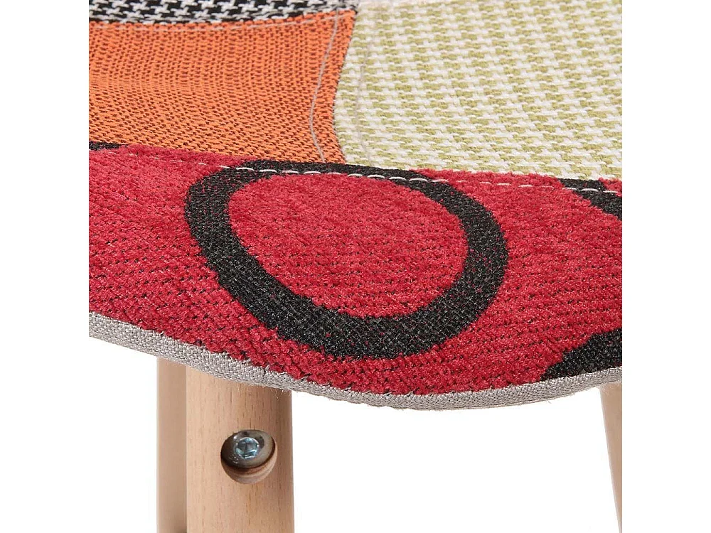 Skandinavischer Patchwork Barhocker