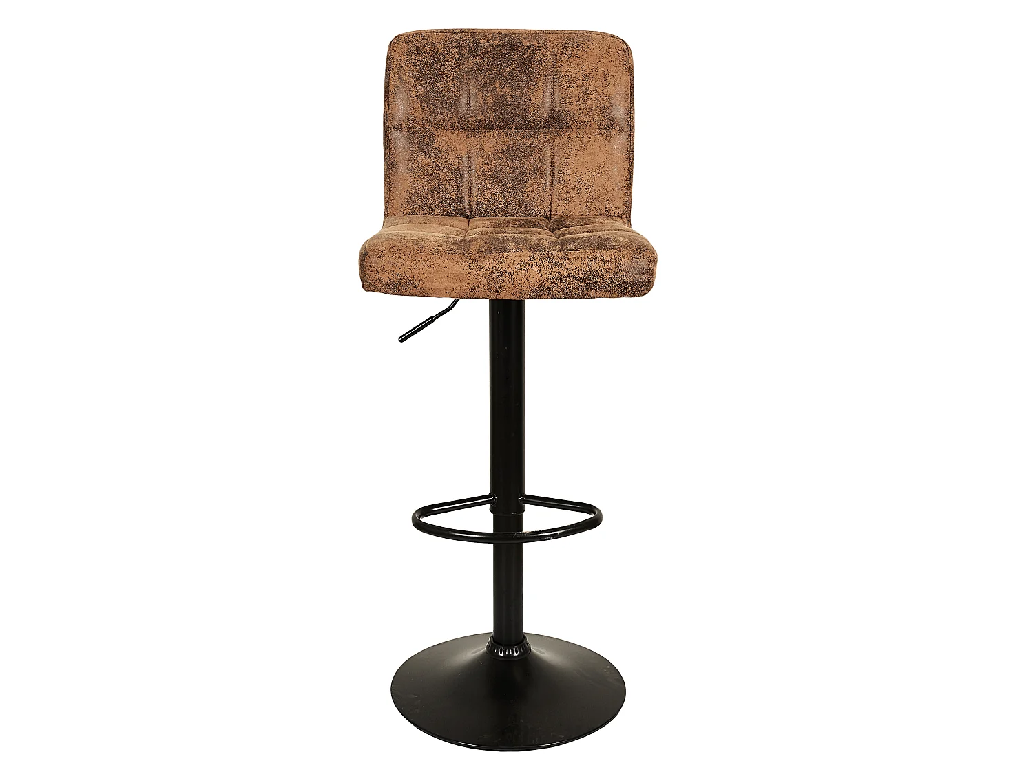 Lot de 2 Chaises de Bar - HOME DECO FACTORY - Downtown - Réglables - Marron