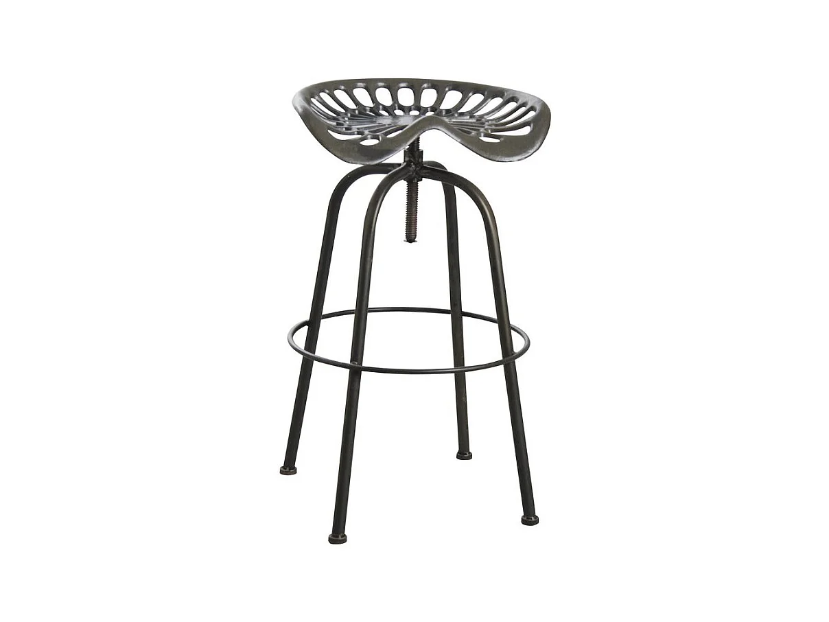 Tabouret tracteur pivotant et réglable en hauteur