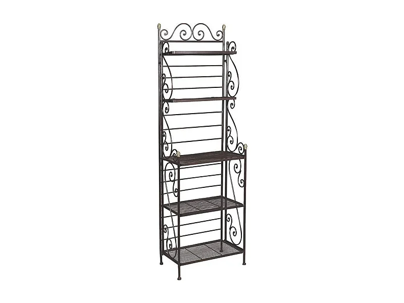 Étagère arabesques en métal