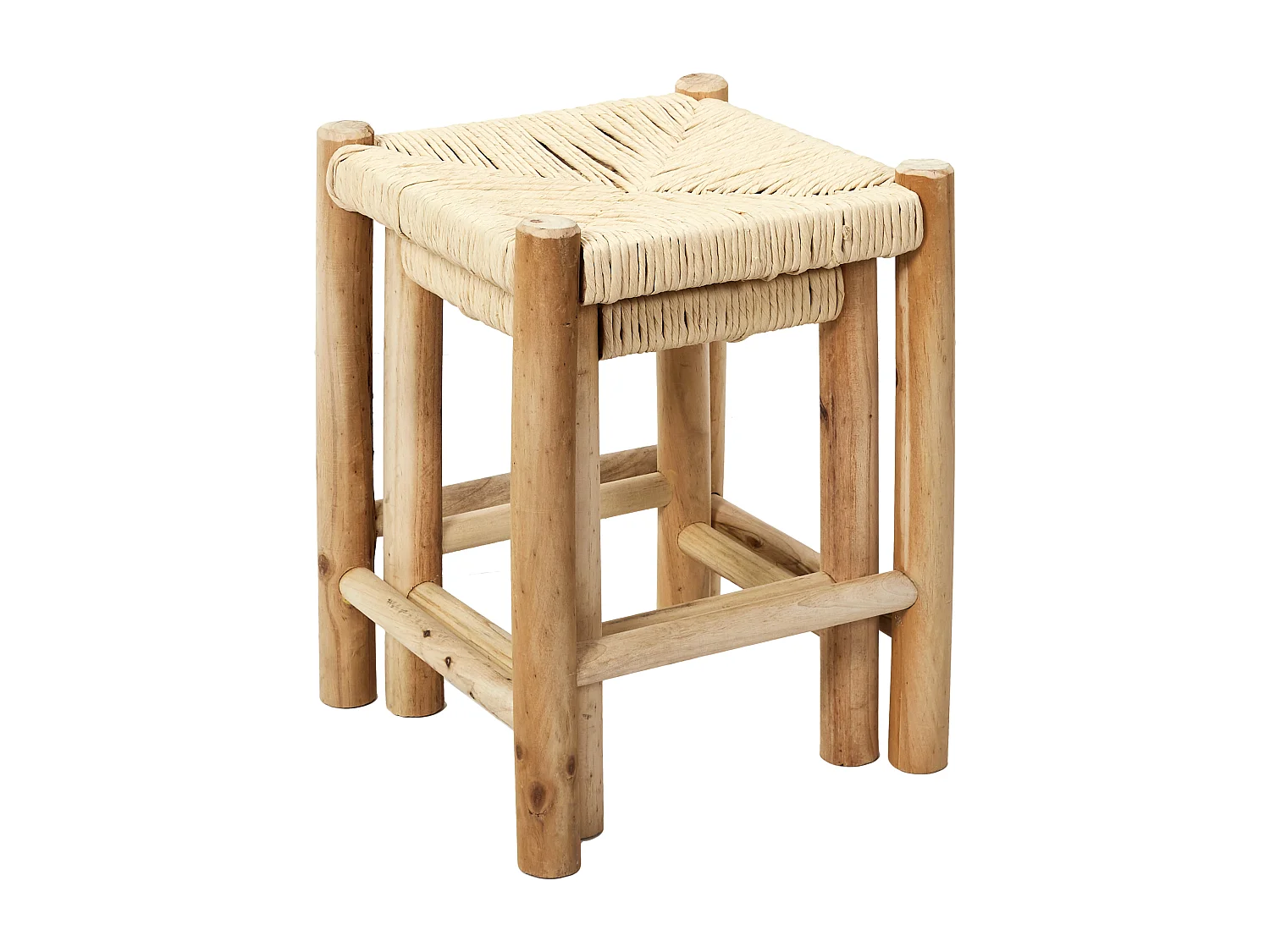 Tabouret Gigognes X2 Bois Hamram Marron