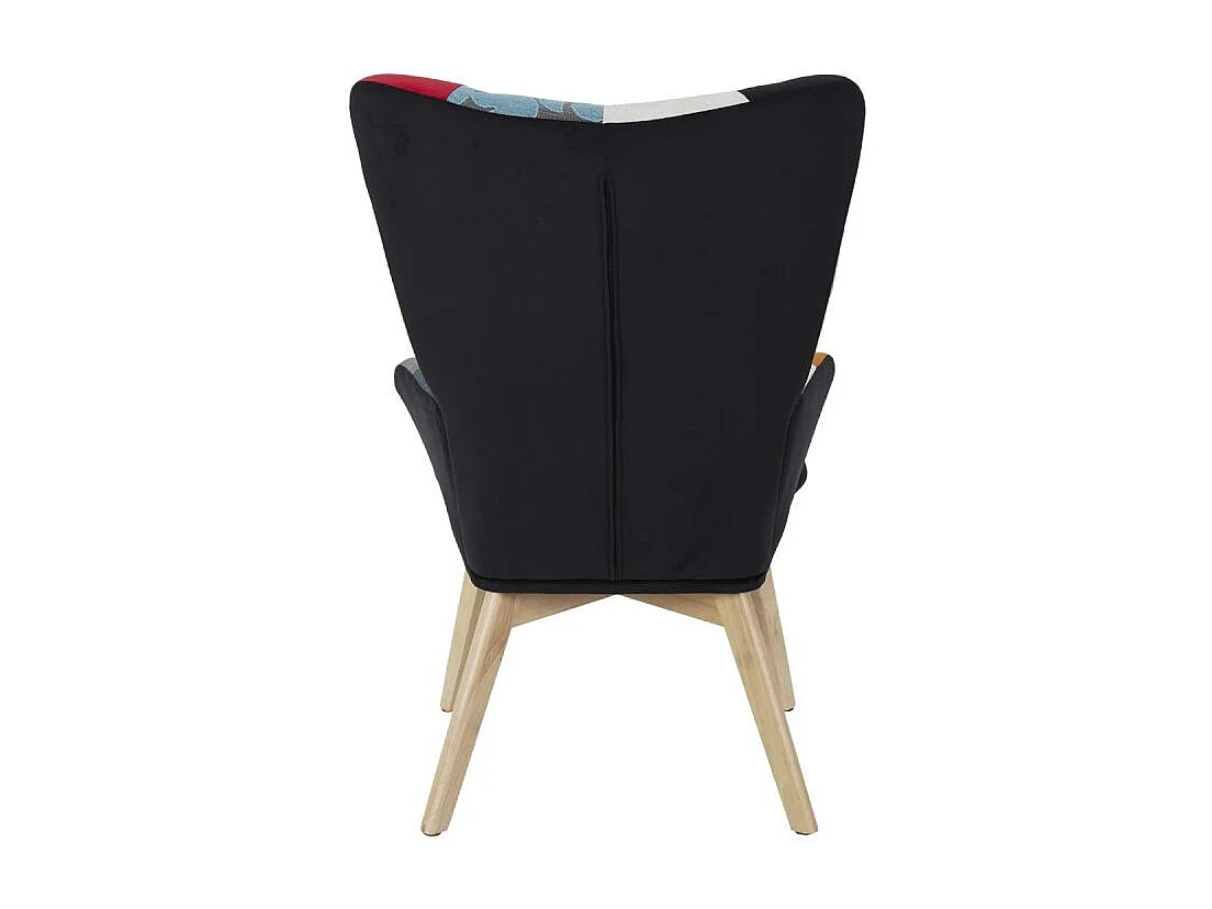Fauteuil Patchwork "Helsinki" 99cm Multicolore