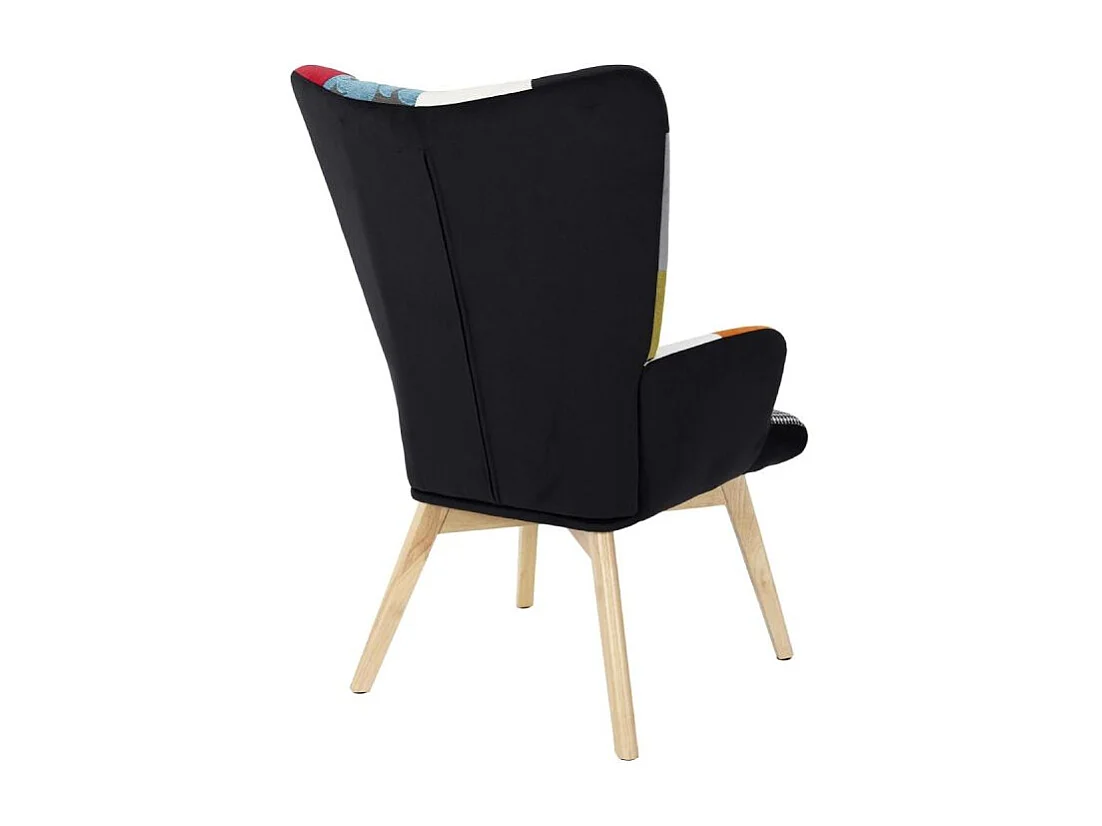 Fauteuil Patchwork "Helsinki" 99cm Multicolore