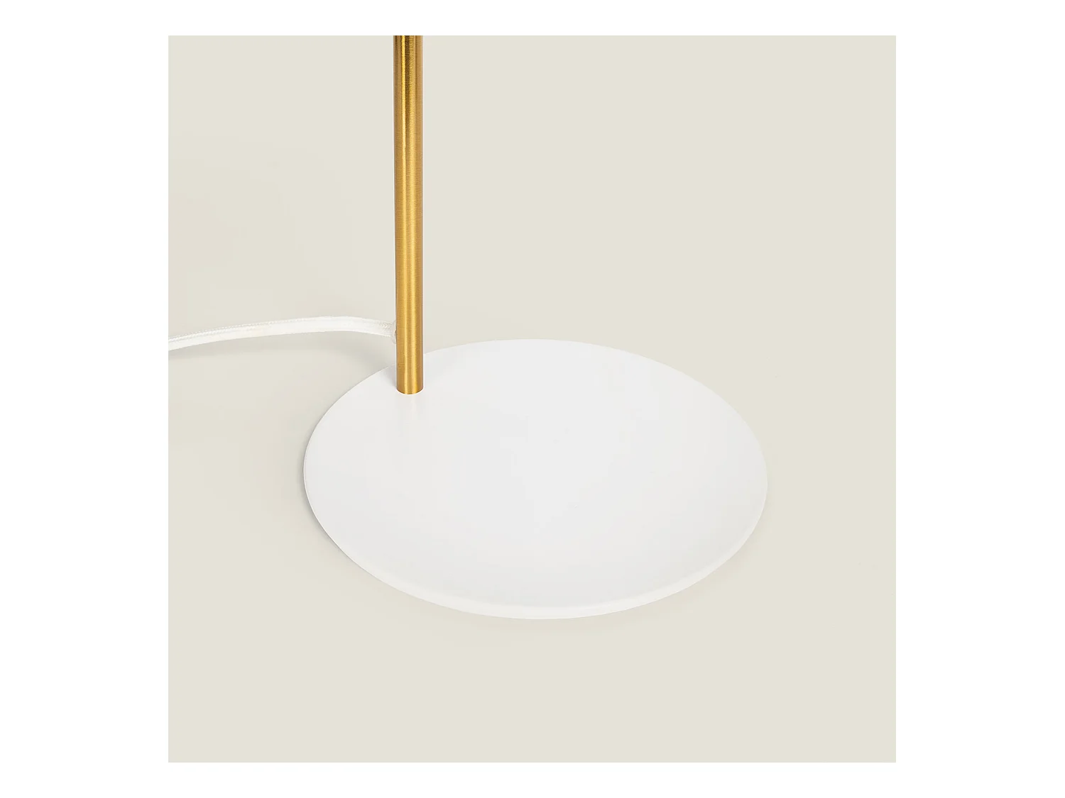 Lampada da Tavolo Metallo e Ceramica Juncadella Bianco