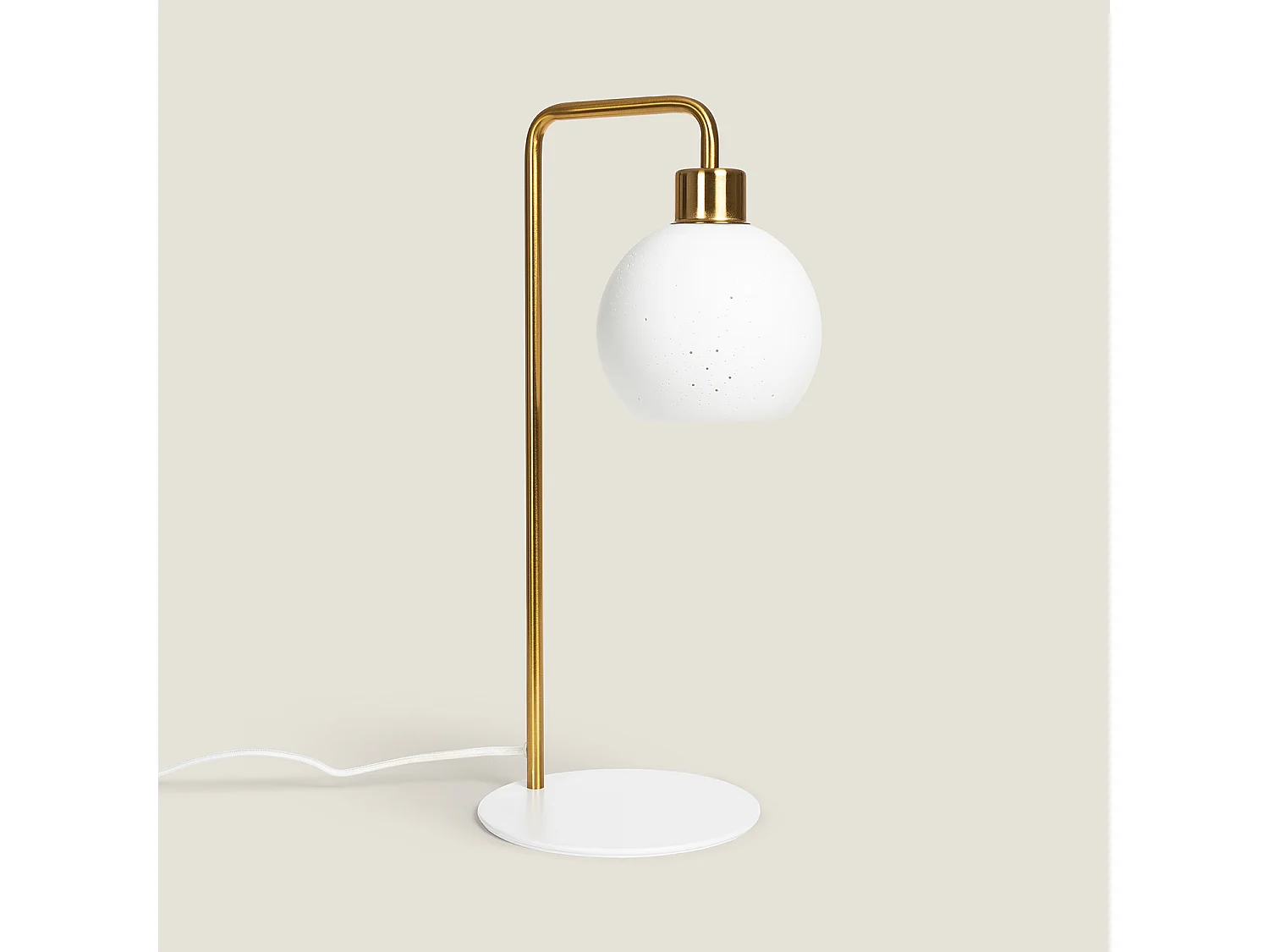 Lampe à Poser Métal et Céramique Juncadella Blanc