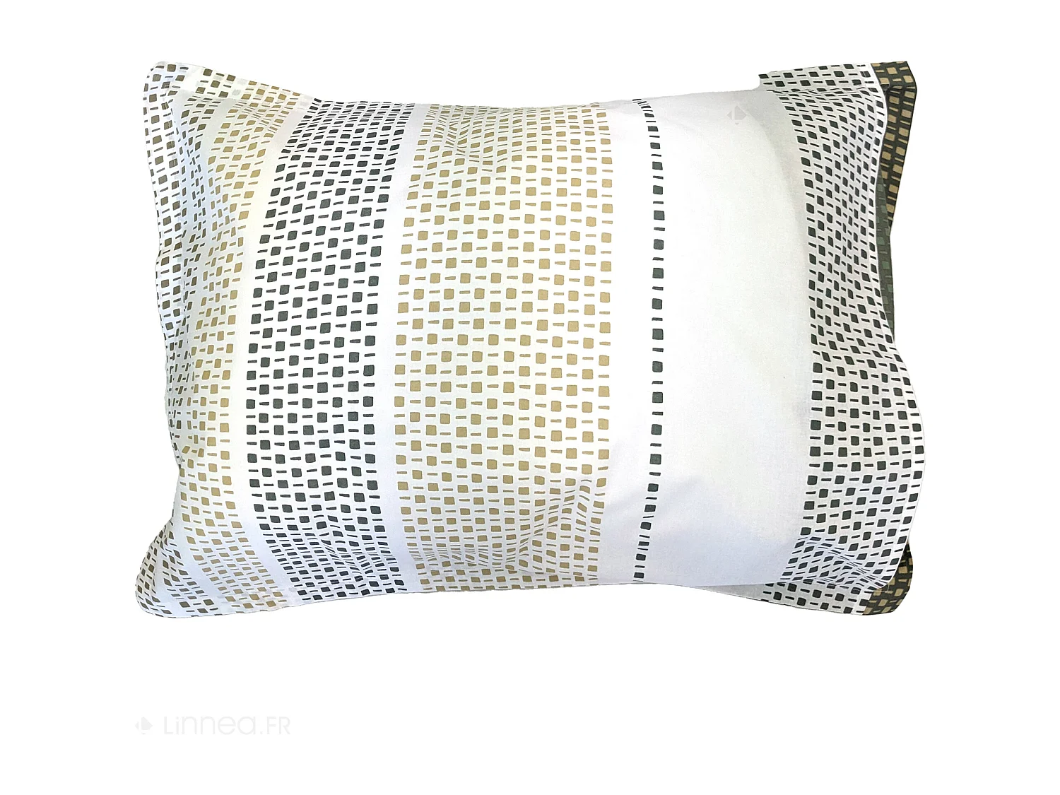 Taie d'oreiller 50x70 cm coton NIAGARA vert Kaki