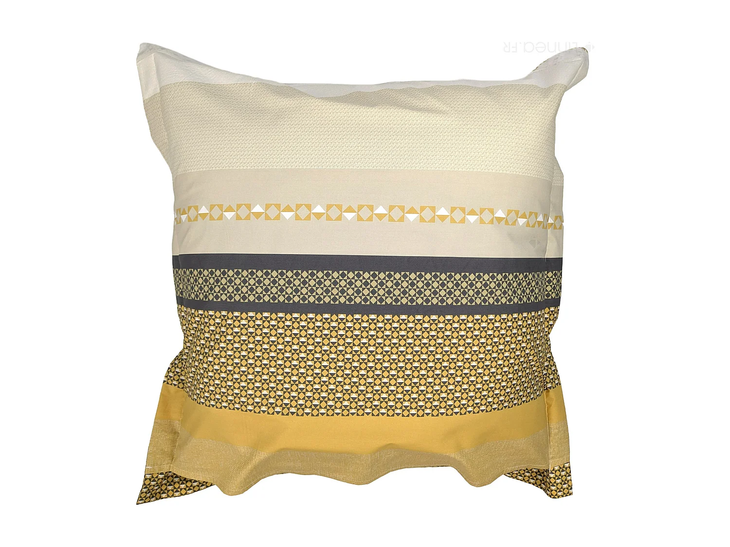 Taie d'oreiller 65x65 cm percale coton MARLOW Miel