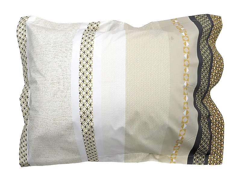 Taie d'oreiller 70x50 cm percale coton MARLOW Miel