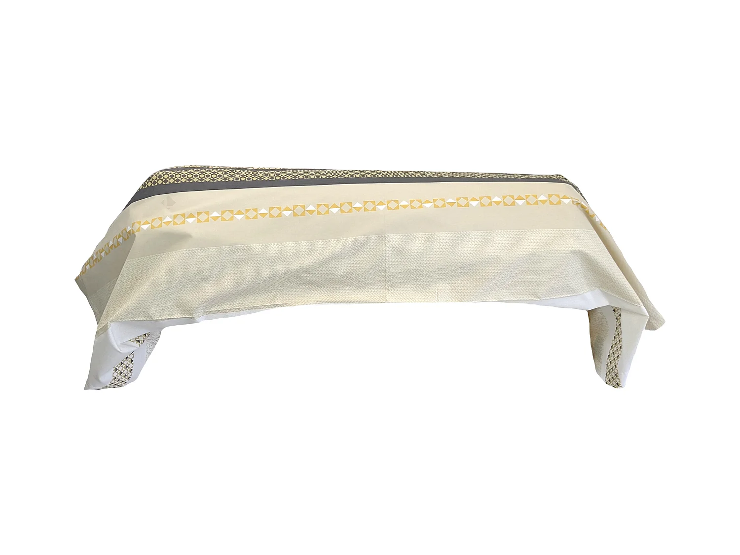 Taie de traversin 240x43 cm percale coton MARLOW Miel