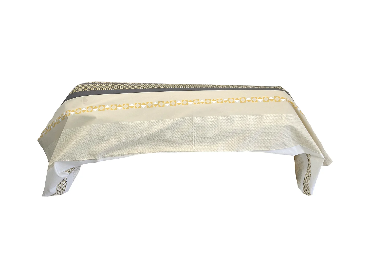 Taie de traversin 200x43 cm percale coton MARLOW Miel