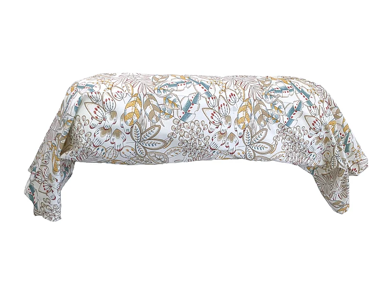 Taie de traversin 140x43 cm coton OKY écru Naturel