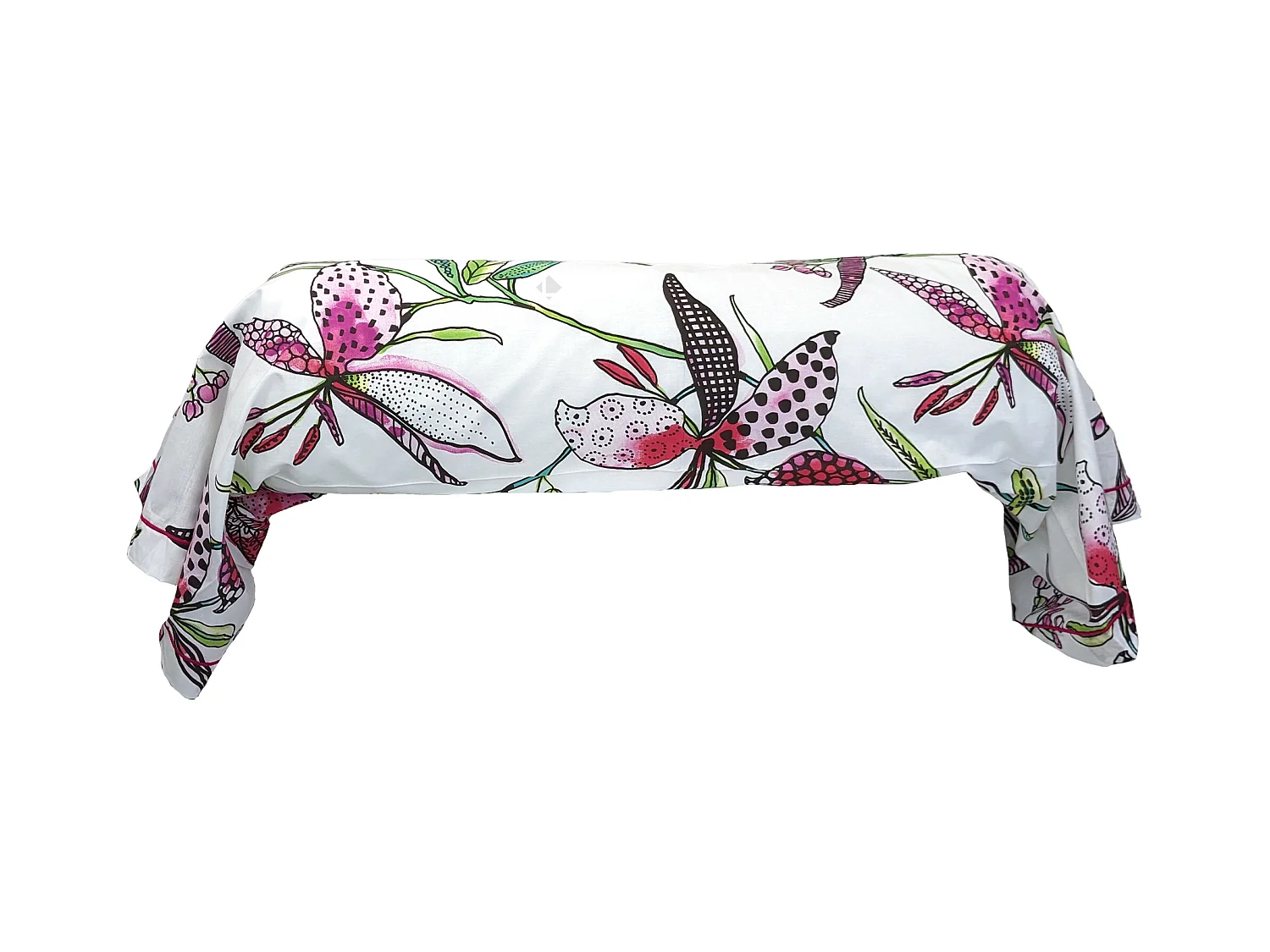 Taie de traversin 240x43 cm coton PÉNÉLOPE Rose