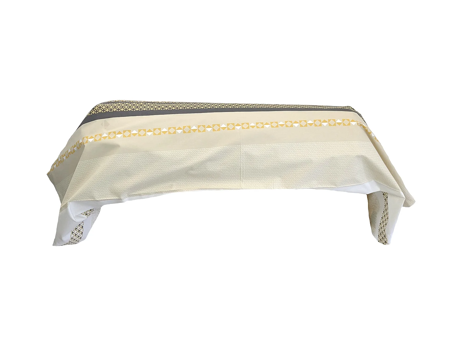 Taie de traversin 140x43 cm percale coton MARLOW Miel