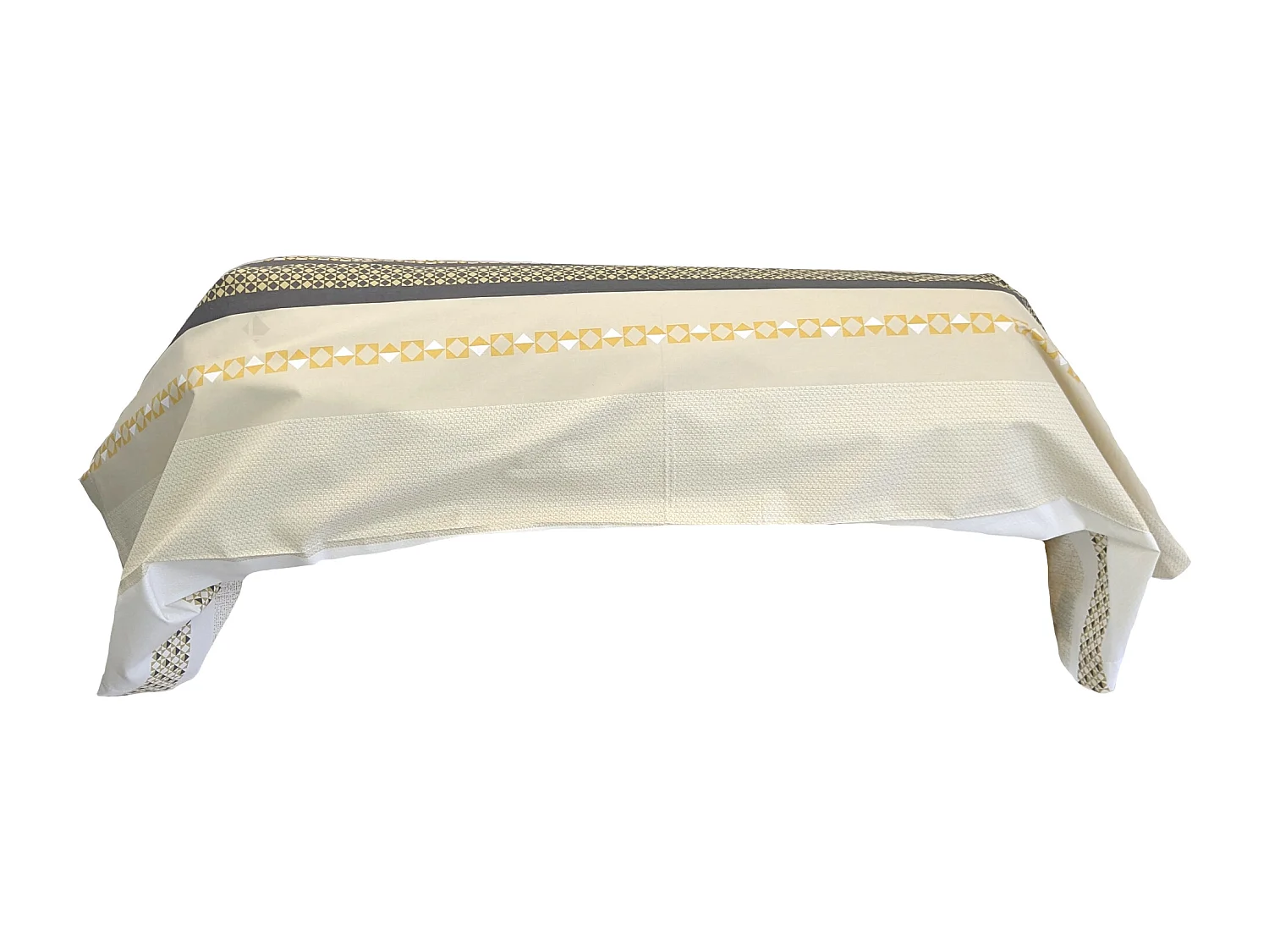 Taie de traversin 140x43 cm percale coton MARLOW Miel