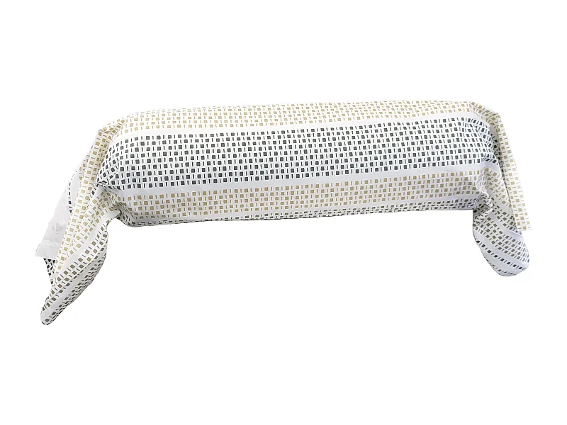 Taie de traversin 200x43 cm coton NIAGARA vert Kaki