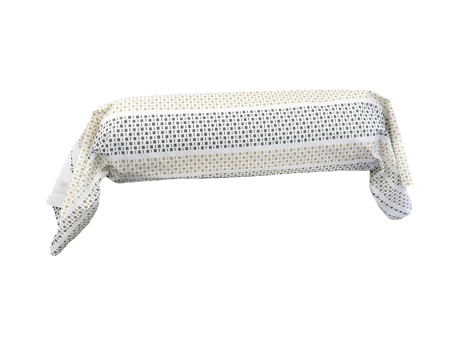 Taie de traversin 200x43 cm coton NIAGARA vert Kaki