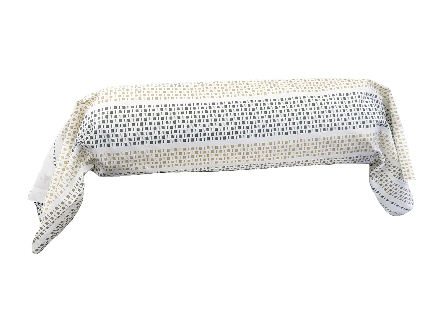 Taie de traversin 200x43 cm coton NIAGARA vert Kaki