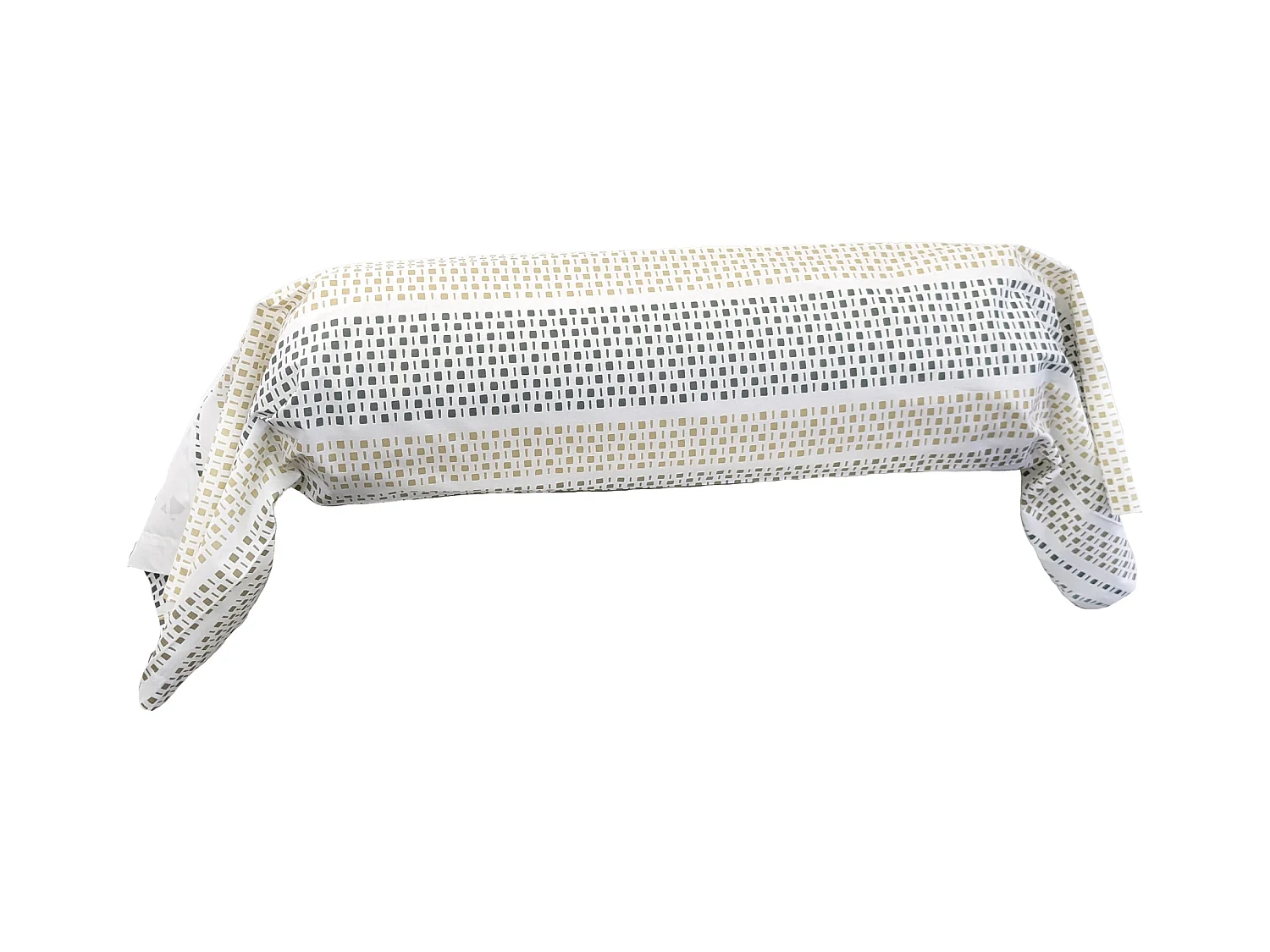 Taie de traversin 240x43 cm coton NIAGARA vert Kaki