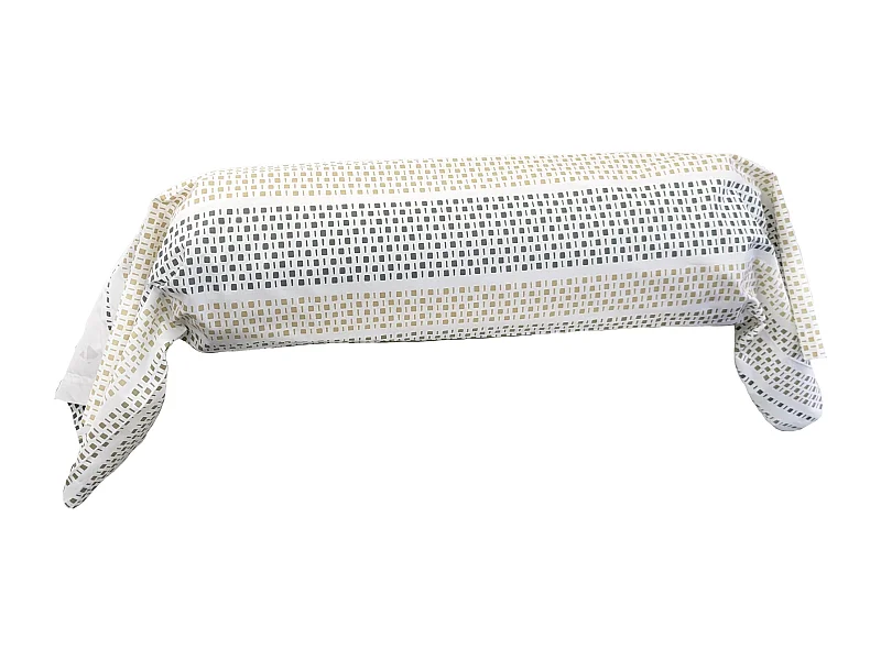 Taie de traversin 240x43 cm coton NIAGARA vert Kaki