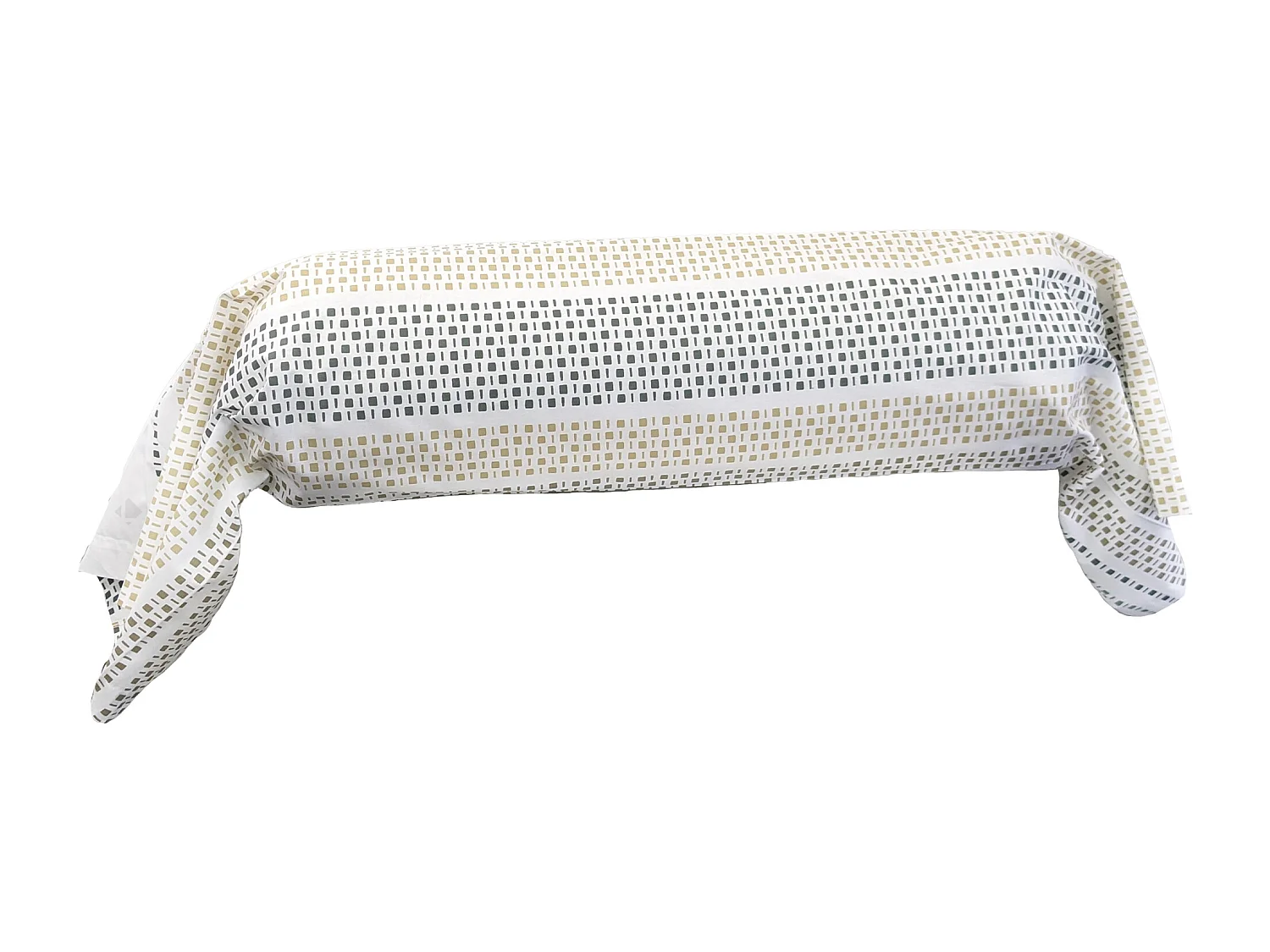 Taie de traversin 140x43 cm coton NIAGARA vert Kaki