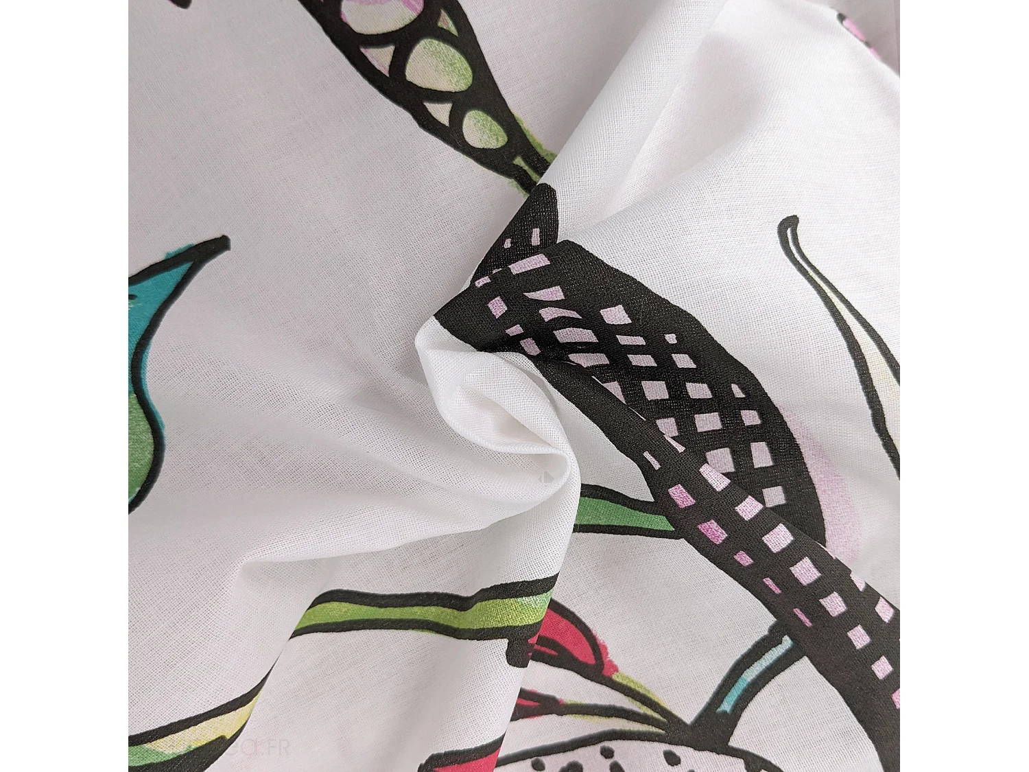 Housse de couette 260x240 cm coton PÉNÉLOPE Rose