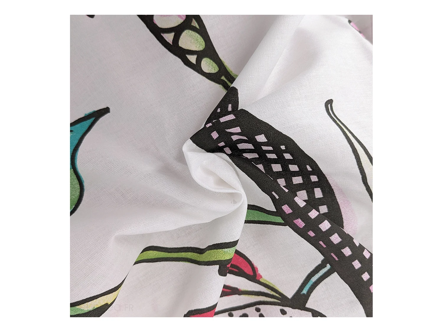 Housse de couette 240x220 cm coton PÉNÉLOPE Rose