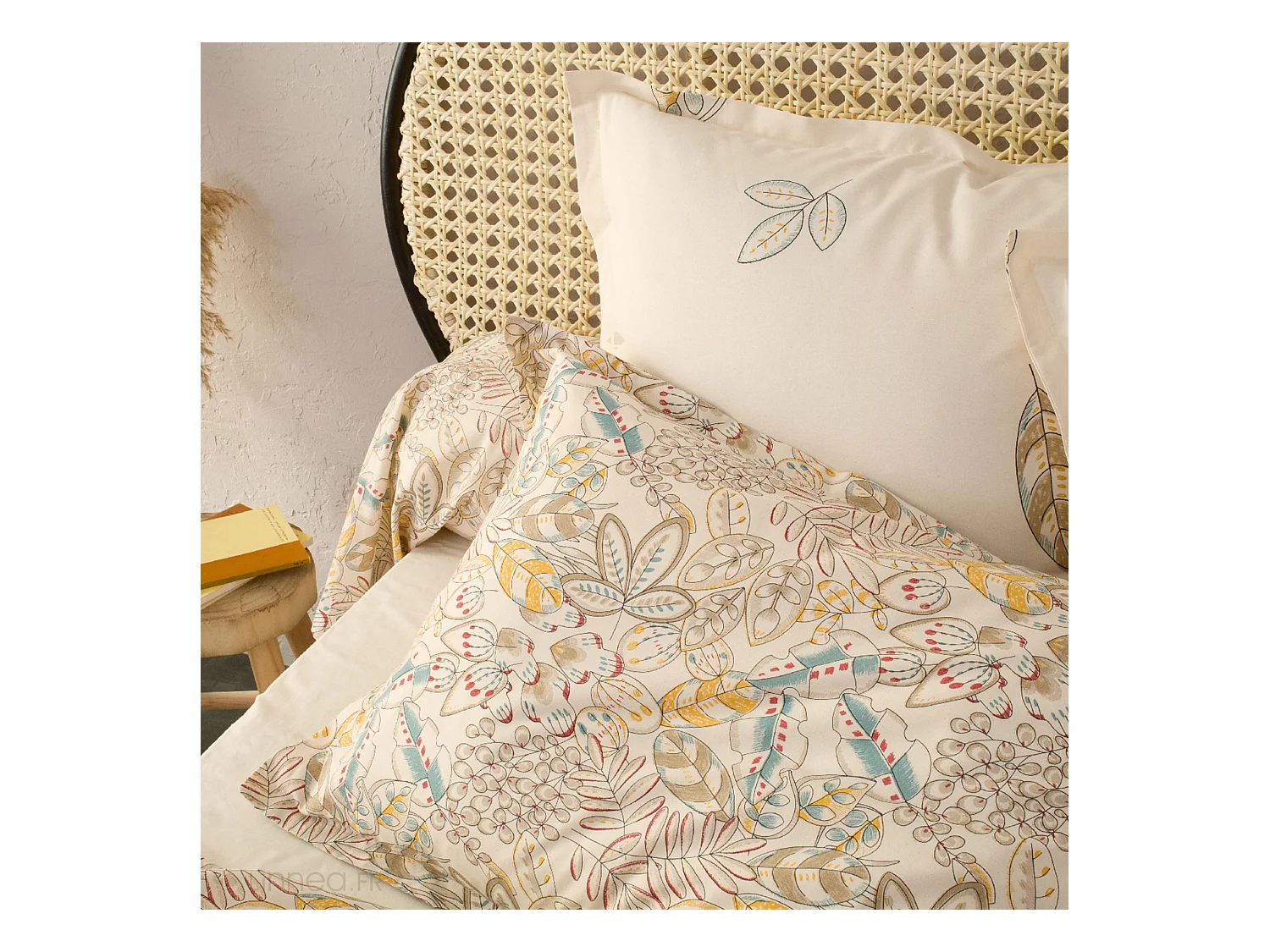 Housse de couette 240x220 cm coton OKY écru Naturel