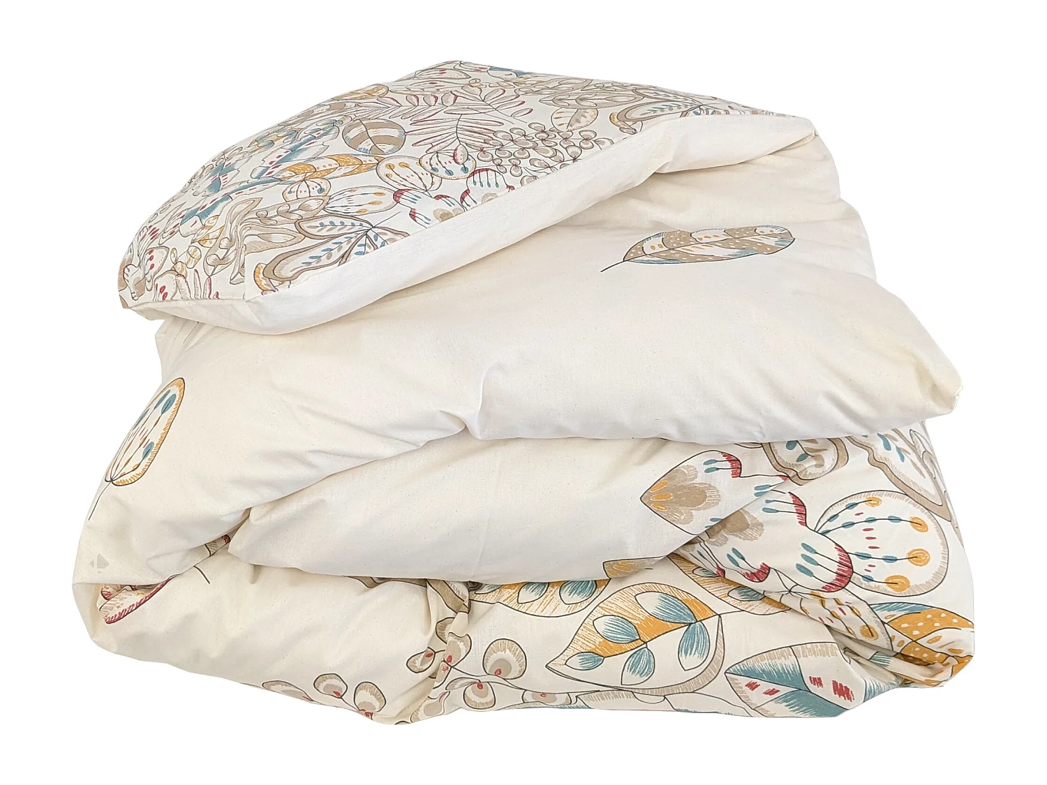 Housse de couette 240x220 cm coton OKY écru Naturel