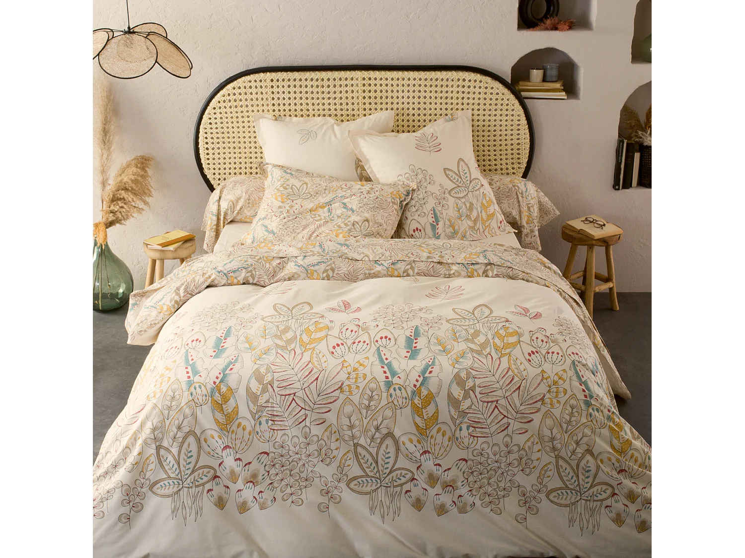 Housse de couette 240x220 cm coton OKY écru Naturel