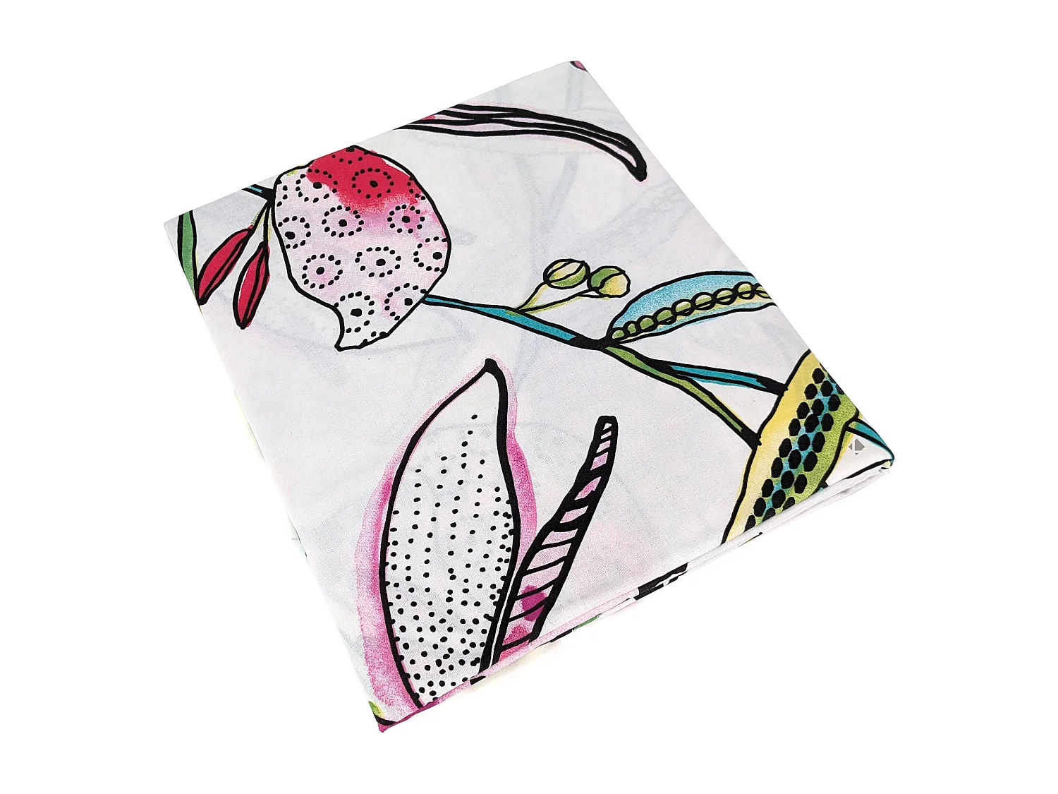 Nappe carrée 170x170 cm PARADIS Rose coton + enduction acrylique