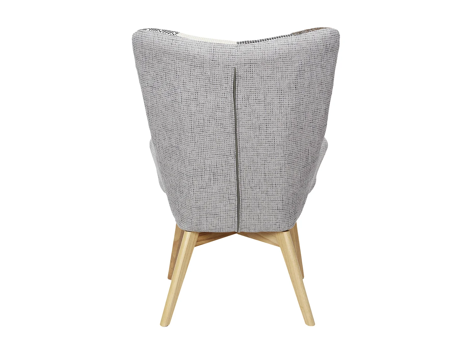 Fauteuil Helsinki Patchwork Gris Gris