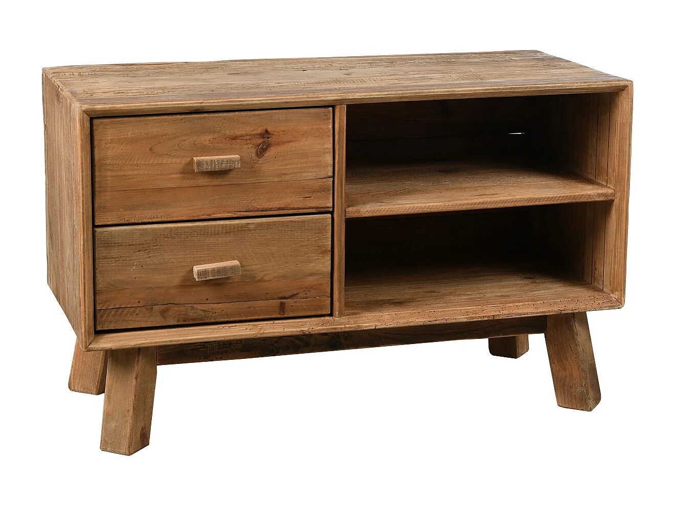 Meuble tv en pin recyclé REWOOD