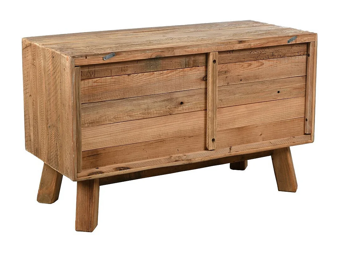 Meuble tv en pin recyclé REWOOD