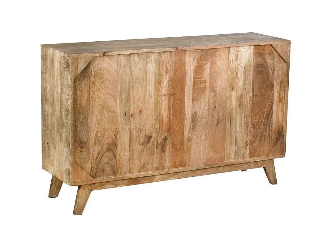 Commode en manguier et métal Zouma 120 x 35 x 76 cm