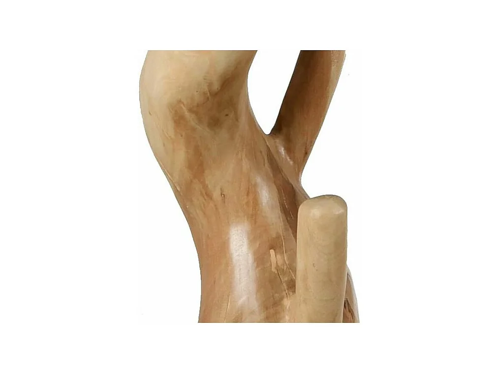 Porte-manteau design en acajou