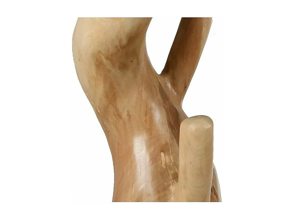 Porte-manteau design en acajou