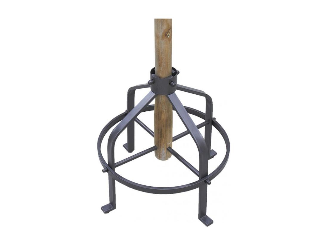 vente unique Porte-manteaux en métal et pin