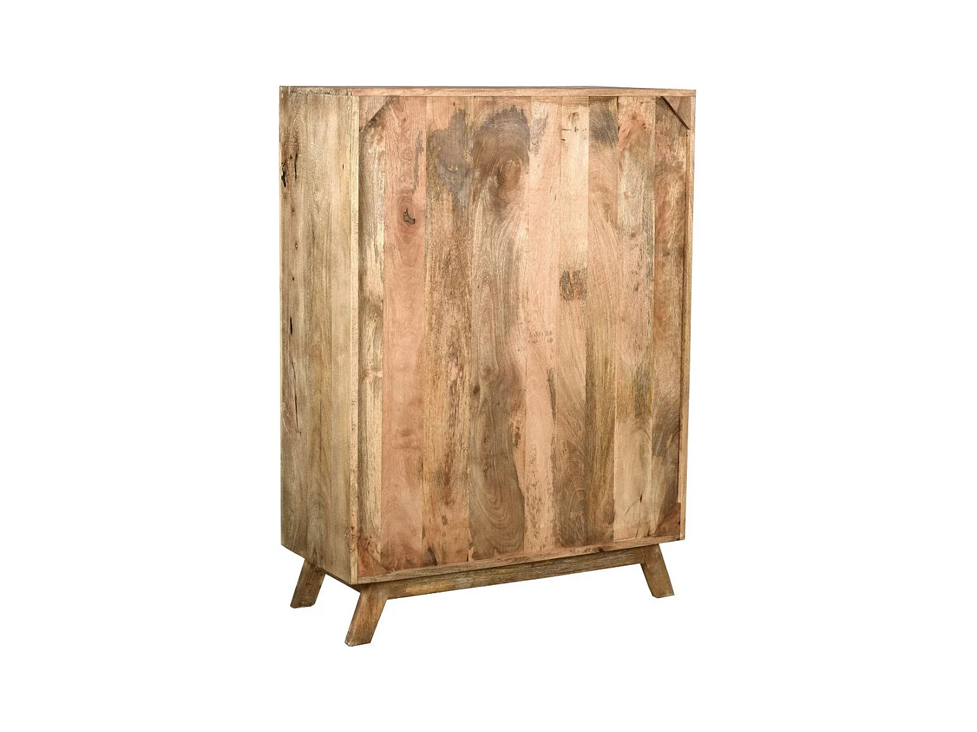 Commode en manguier et métal Zouma 90 x 40 x 125 cm