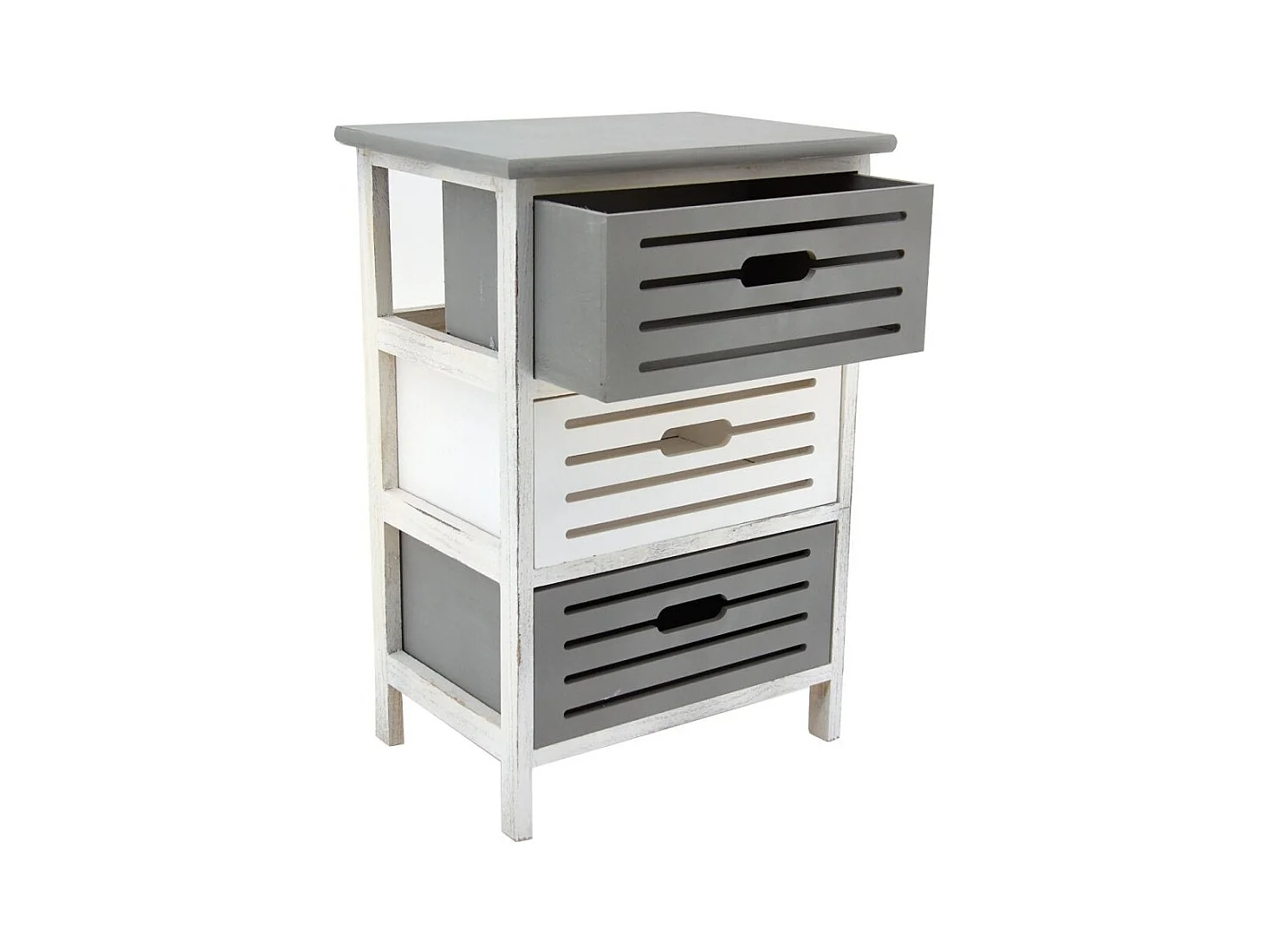 Commode en bois ajouré  3 tiroirs