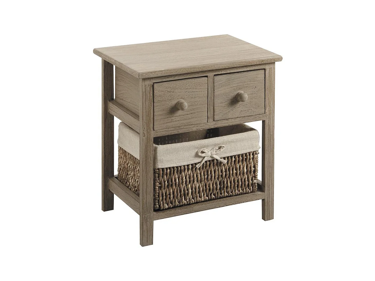 Commode en bois de peuplier Campana 3 tiroirs